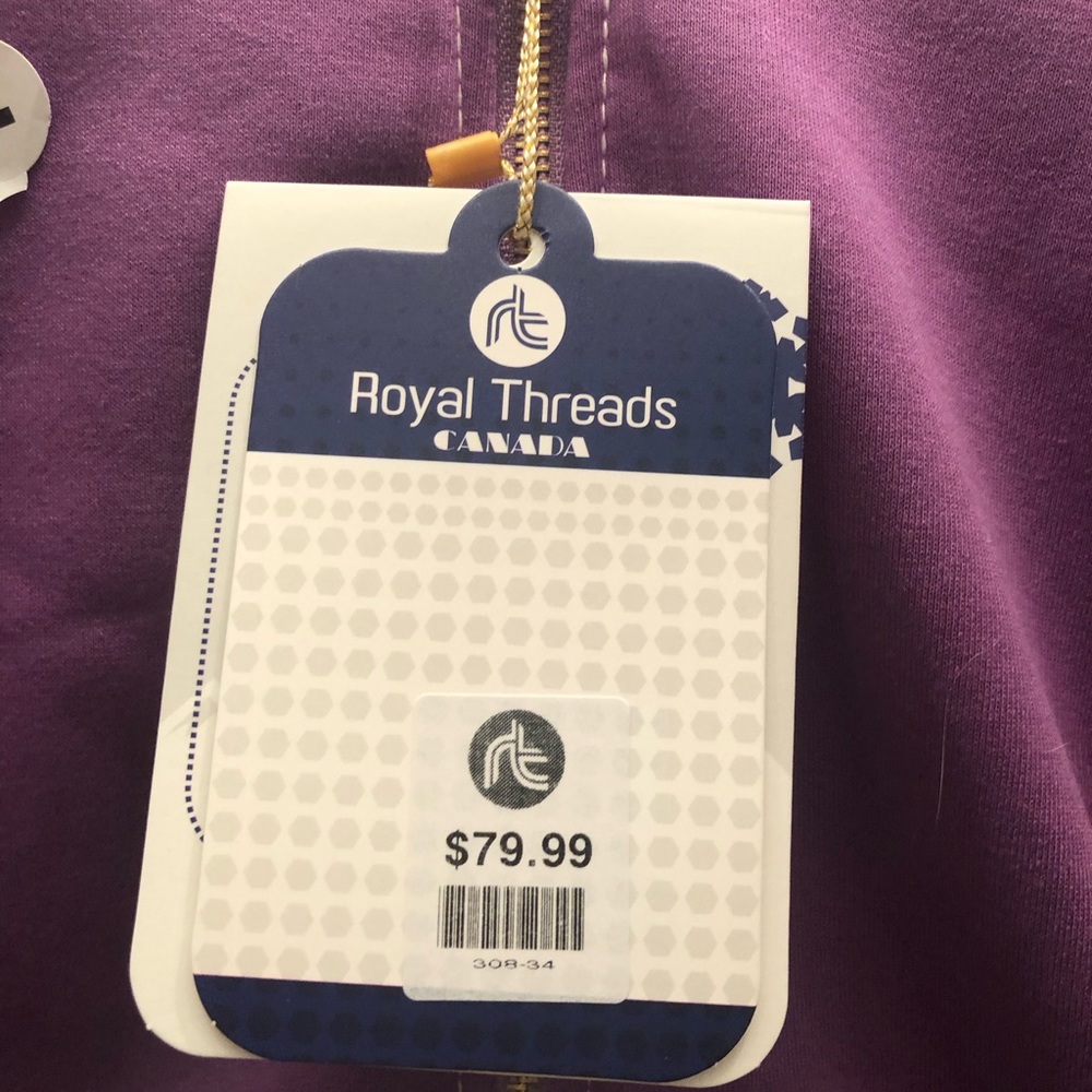 NewWithTags Super cool sweats royal threads New With Tags size   L pale purple - Picture 3 of 9